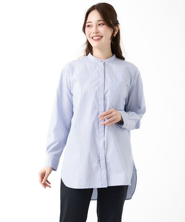 バンドカラー チュニック