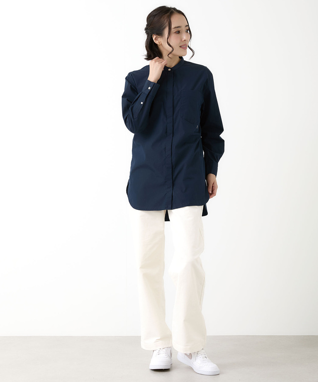 バンドカラー チュニック